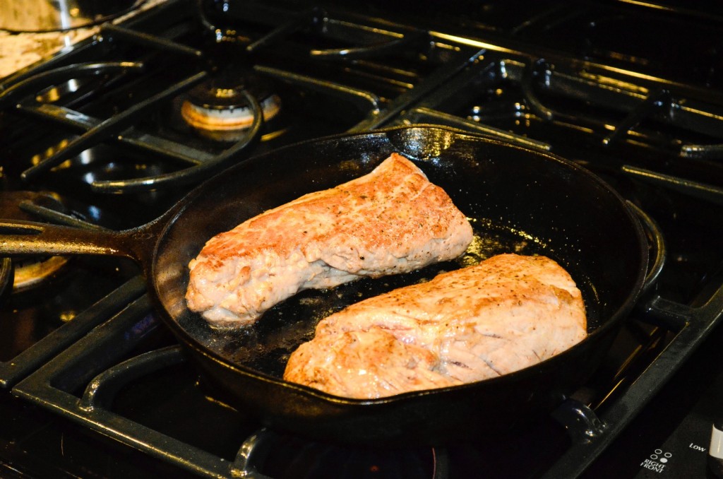 Sear to a nice crust on all sides.