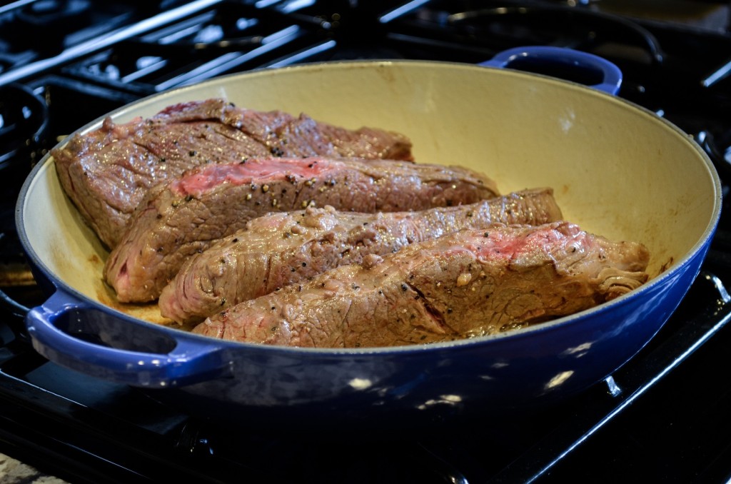 Short ribs - once browned.