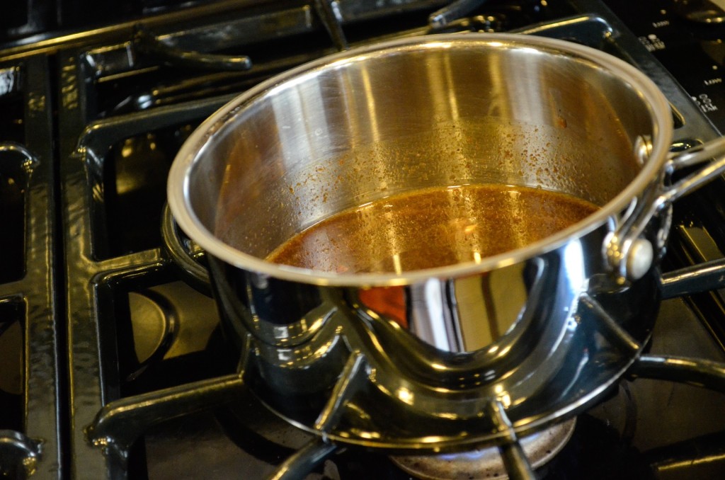 Simmer until thick and syrupy.